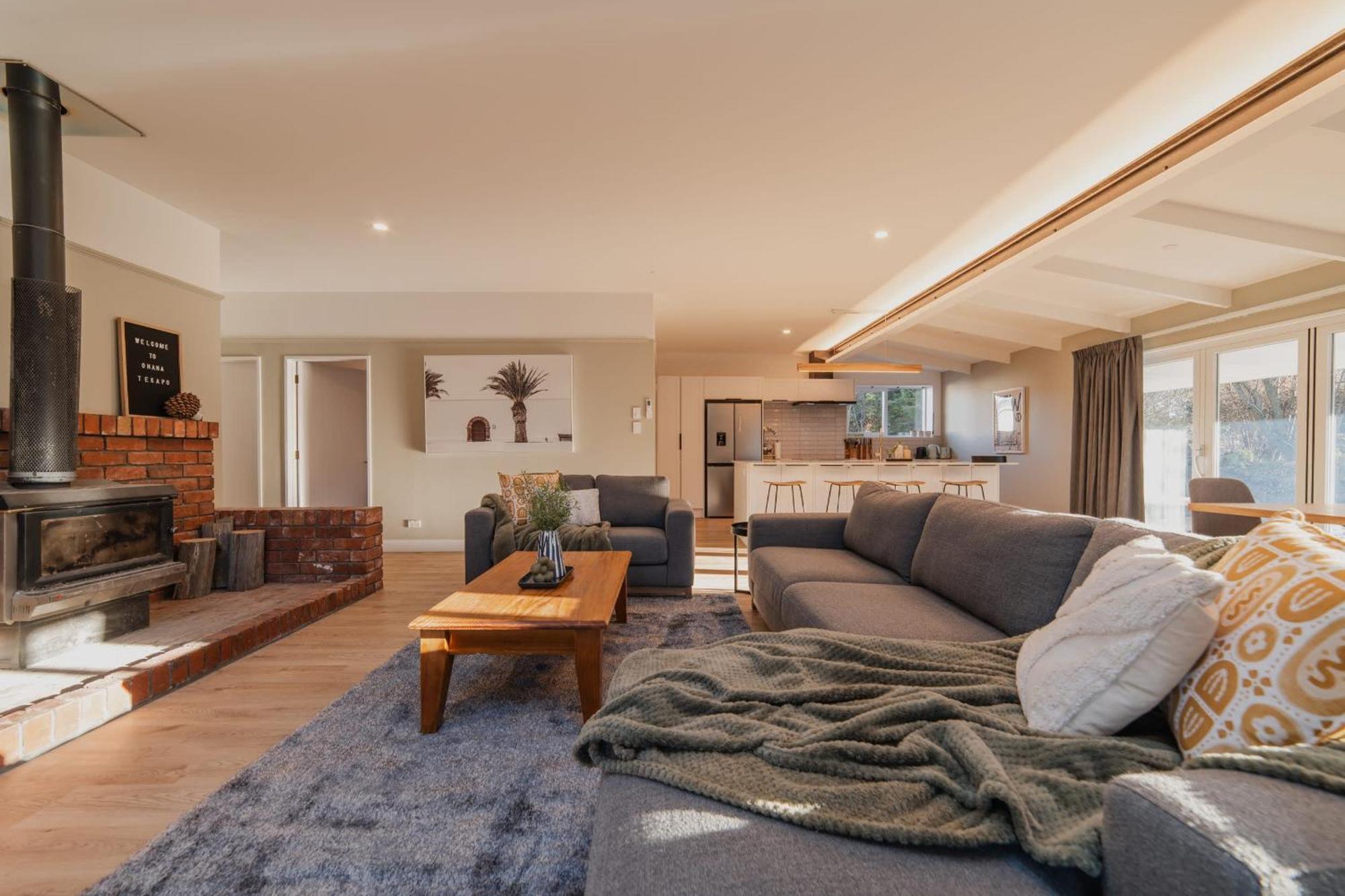 Galaxy 3Br Modern Home With Fireplace Outdoor Spa Lake Tekapo Exterior foto