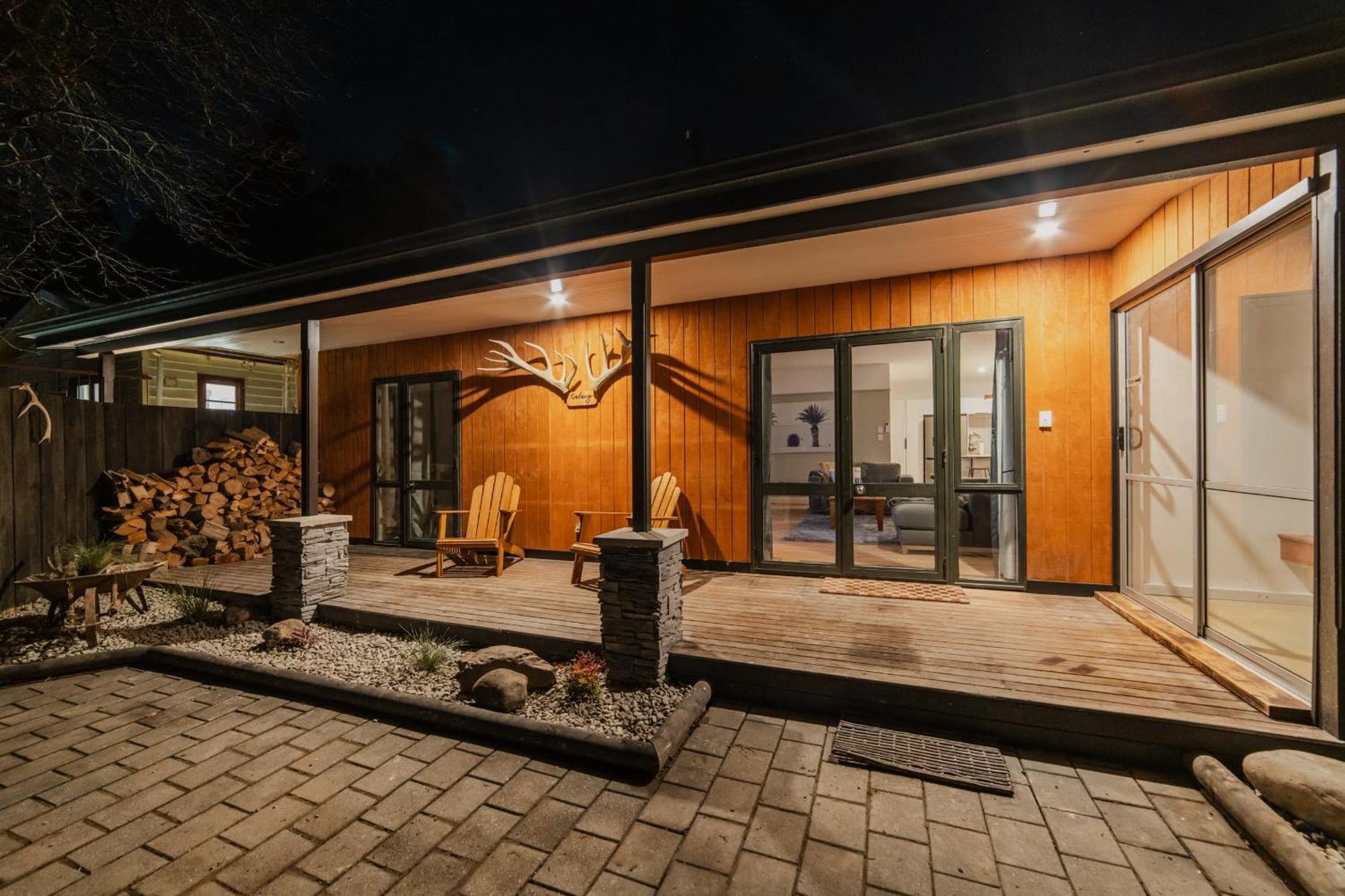 Galaxy 3Br Modern Home With Fireplace Outdoor Spa Lake Tekapo Exterior foto