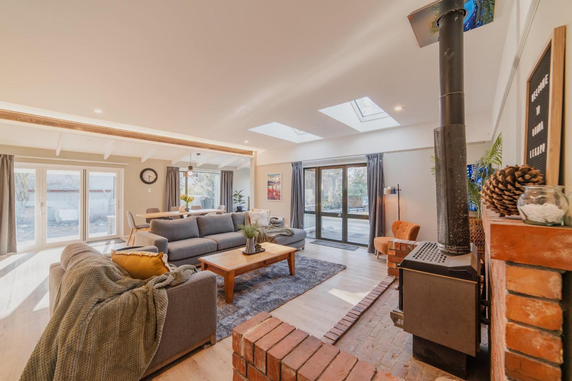 Galaxy 3Br Modern Home With Fireplace Outdoor Spa Lake Tekapo Exterior foto