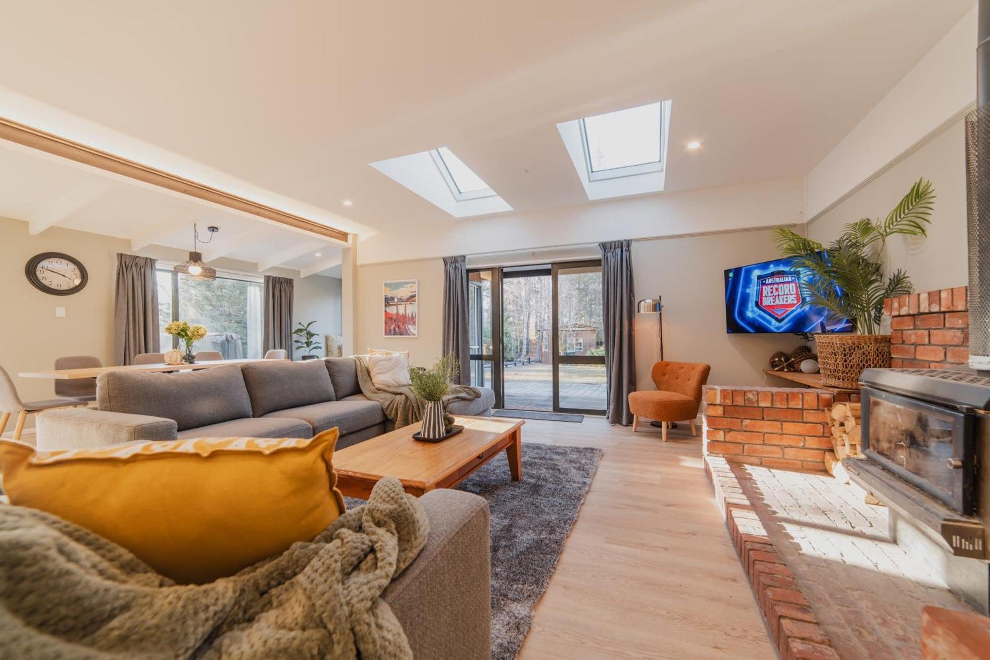 Galaxy 3Br Modern Home With Fireplace Outdoor Spa Lake Tekapo Exterior foto